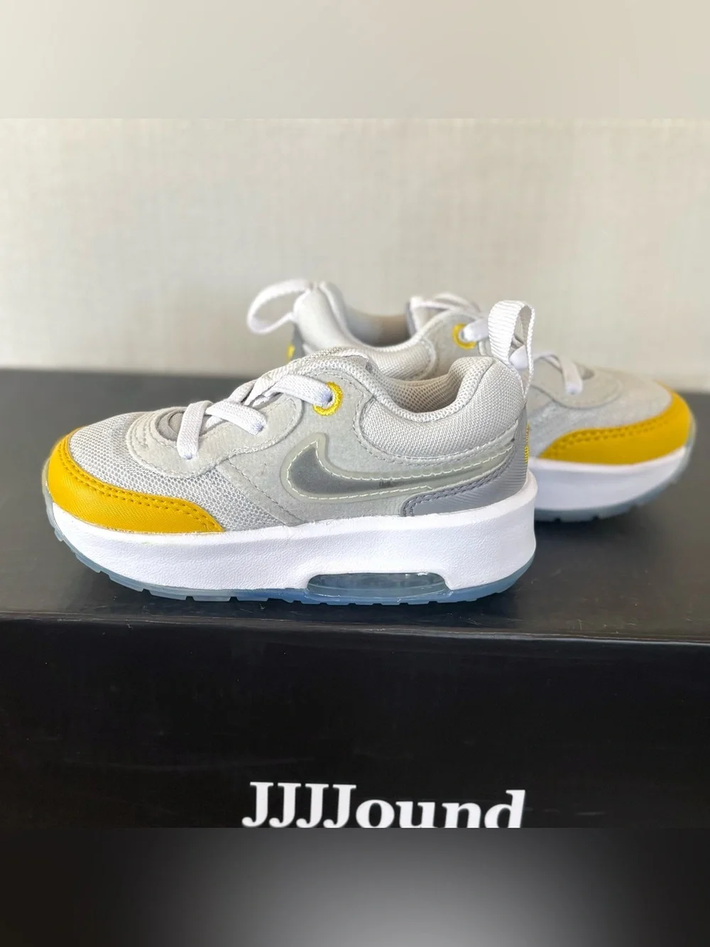 Nike Air Max 1 Motif (TD) Toddler Sneakers DH9390-001 Photon Grey Size 5C